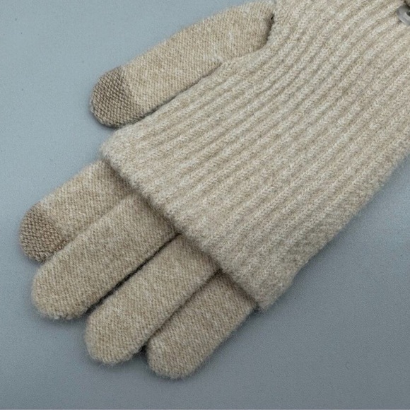 Steve Madden Olive Green and Tan Scarf Hat Glove Set - Picture 11 of 11